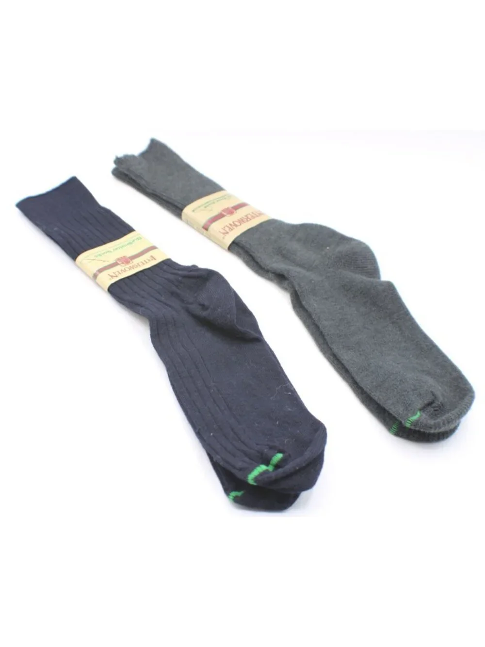 Interwoven Mens Dress Socks Wool Blend Crew Size 10-13 Navy Gray Irregular Lot